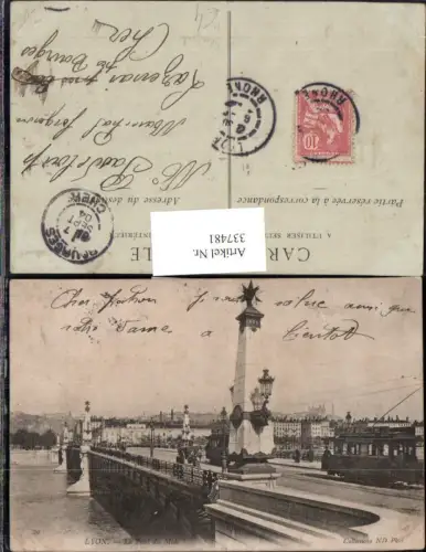 337481,Brücke Lyon Le Pont du Midi Straßenbahn Kutsche
