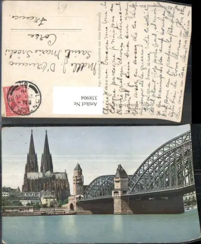 338904,Brücke Köln a. Rhein Partie a. d. Hohenbrücke