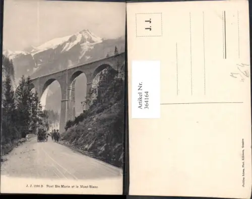 364164,Brücke Viadukt Pont Ste Marie et le Mont-Blanc