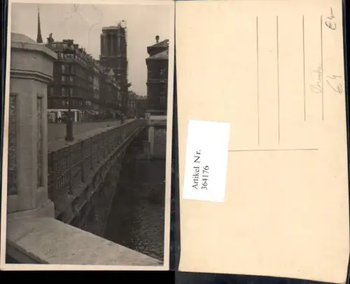 364176,Foto Ak Brücke Turm Kirche