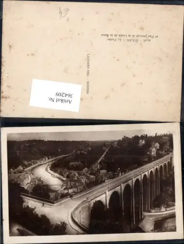 364209,Brücke Dinan Le Viaduc et Vue generale de la Coulee de la Rance
