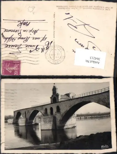 364213,Brücke Avignon Vaucluse Le Pont Saint-Benezet di Pont d Avignon et la Chapelle Saint-Nicolas