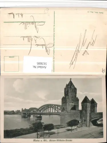 513695,Mainz am Rhein Kaiser-Wilhelm-Brücke