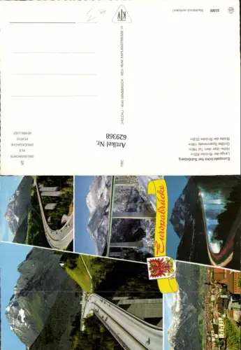 629368,Schönberg Europabrücke Brücke Fulpmes Tirol