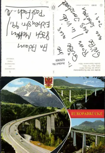 629369,Schönberg Europabrücke Brücke Fulpmes Tirol