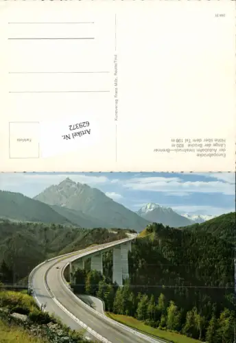 629372,Schönberg Europabrücke Brücke Fulpmes Tirol