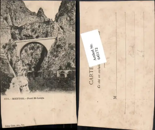 645172,Brücke Menton Pont St. Louis