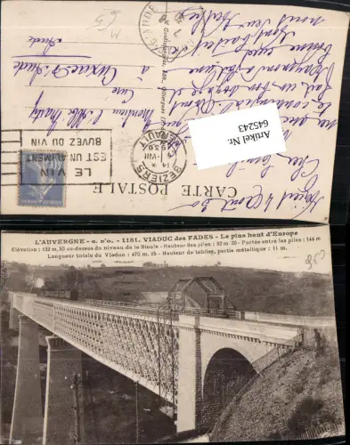 645243,Brücke Auvergne Viaduc des Fades Lokomotive Viadukt Zug Eisenbahn