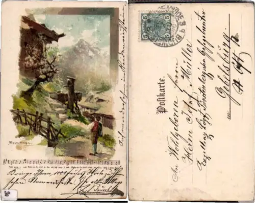 64002,T. Guggenberger jun. Litho Bauer Brunnen Stücker Verlag