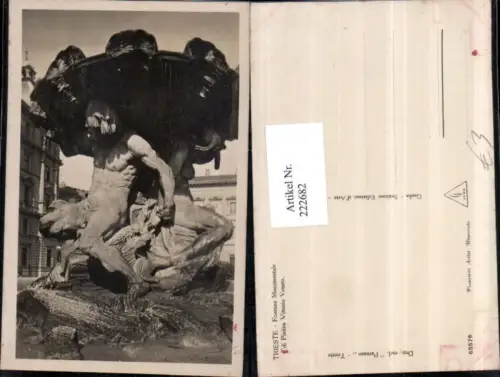 222682,Friuli-Venezia-Giulia Trieste Triest Fontana Monumentale di Piazza Vittorio Veneto Brunnen