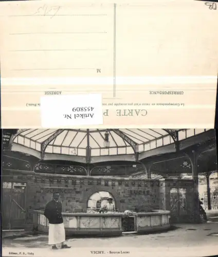 455809,Auvergne Allier Vichy Source Lucas Quelle