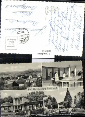 ,Bad Gleichenberg Totale Quellenhaus Kurmittelhaus Kurplatz Mehrbildkarte