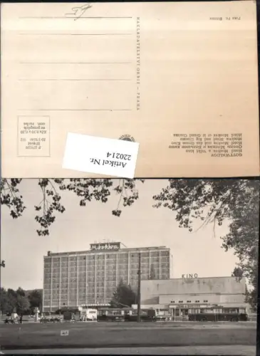 220214,Gottwaldov Zlin Hotel Moskva u. d. Große Kino
