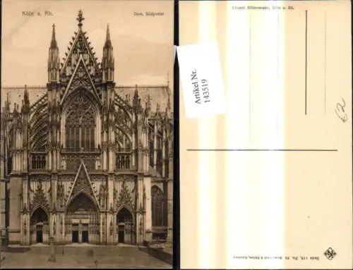 143519,Köln a. Rhein Dom Südportal