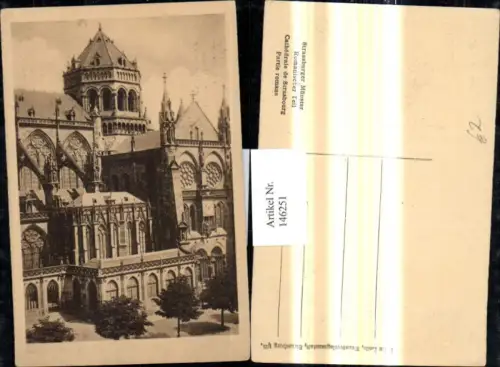 146251,Strassburger Münster Romanischer Teil Straßburg Kirche