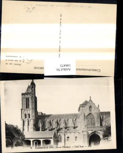 146473,Cathedrale de Dol Ile et Vilaine Cote Sud Kirche