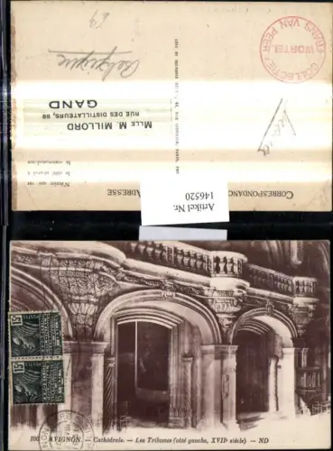 146520,Avignon Cathedrale Les Tribunes Kirche