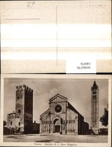 146974,Verona Basilica di S. Zeno Maggiore Kirche Dom