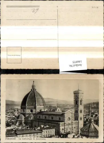 146975,Firenze La Cattedrale in panorama Florenz Dom Kirche