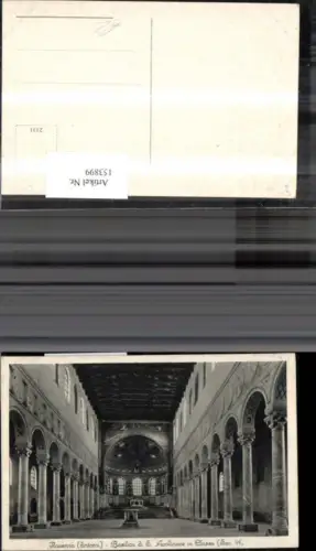 153899,Ravenna Basilica di S. Apollinare in Classe Innenansicht Kirche Adria Emilia-Romagna