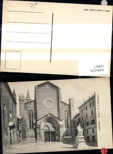 154017,Verona Chiesa di S. Anastasia Kirche