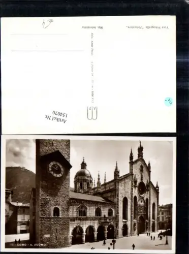 154070,Foto Ak Como Il Duomo Dom Kirche