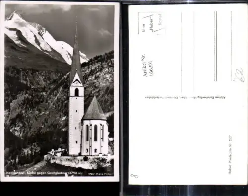 166201,Heiligenblut Kirche geg. Großglockner