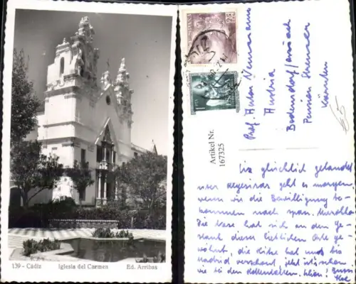 167325,Cadiz Iglesia del Carmen Kirche