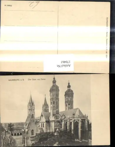 170461,Naumburg a. d. Saale Der Dom v. Osten