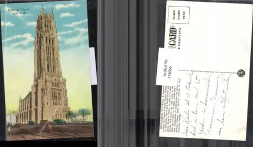 174066,New York Riverside Church Kirche