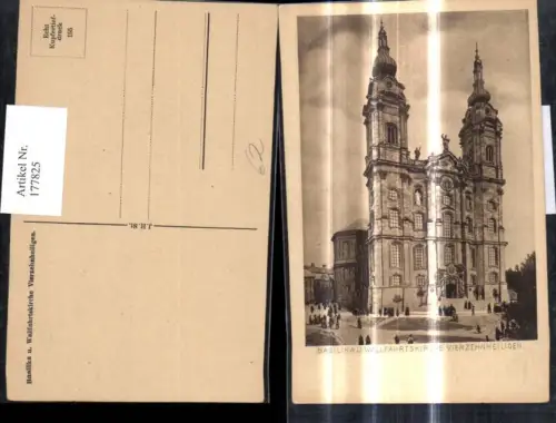 177825,Basilika Wallfahrtskirche Vierzehnheiligen Bad Staffelstein Kirche