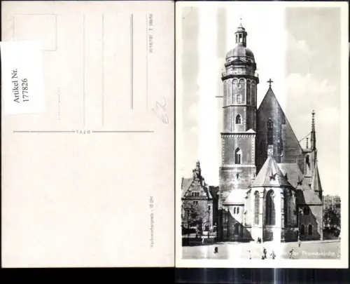 177826,Leipzig Ostseite d. Thomaskirche Kirche