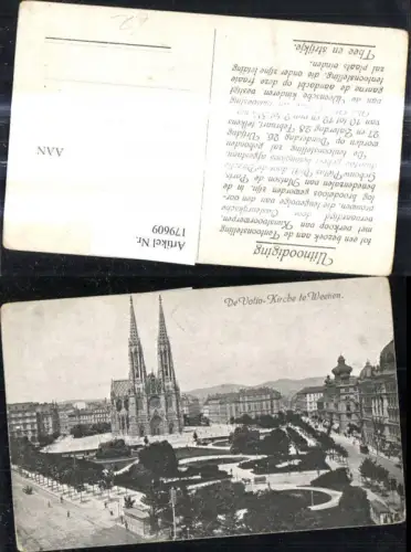 179609,Wien Votivkirche Kirche De Votiv-Kirche et Weenen