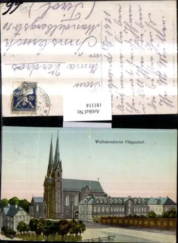 181114,Aussig Usti nad Labem Wallfahrtskirche Filippsdorf Kirche