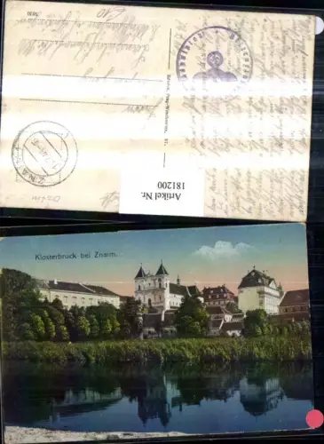 181200,Südmähren Klosterbruck b. Znaim Znojmo Teilansicht Kirche Partie