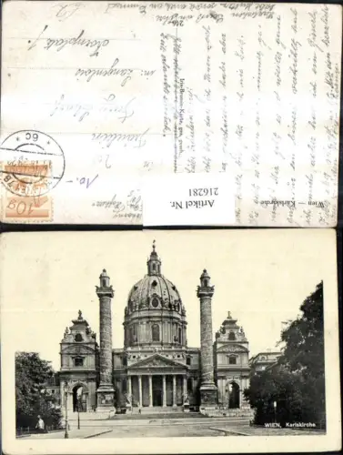216281,Wien Karlskirche Kirche