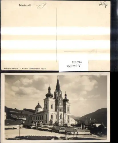 216304,Foto Ak Mariazell Kirche Basilika