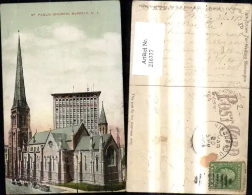 216327,Buffalo N. Y. St Pauls Church Kirche