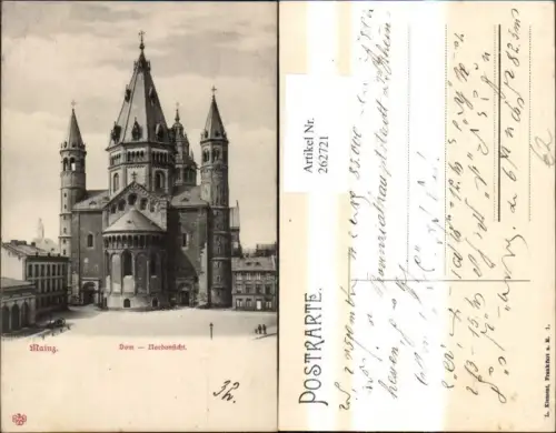 262721,Mainz Kirche Dom Nordansicht