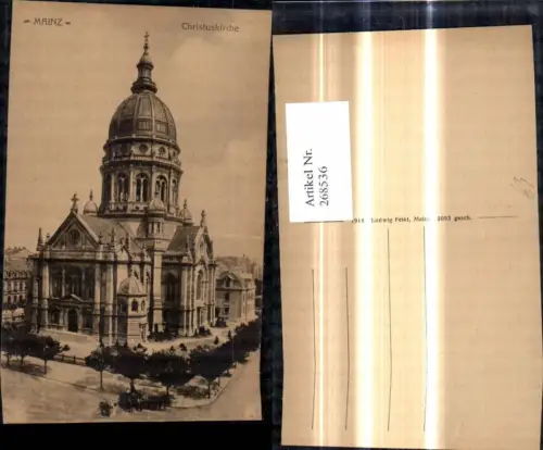 268536,Mainz Christuskirche Kirche
