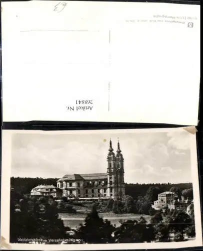 268841,Foto Ak Wallfahrtskirche Vierzehnheiligen Kirche