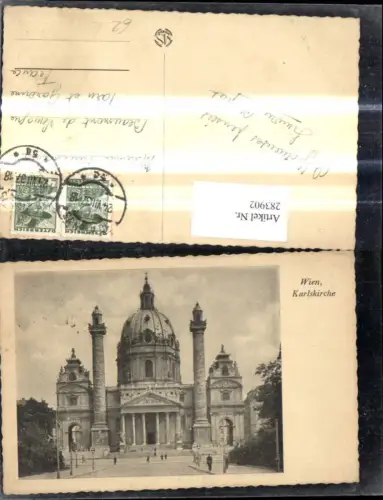 283902,Wien Karlskirche Kirche Passepartout