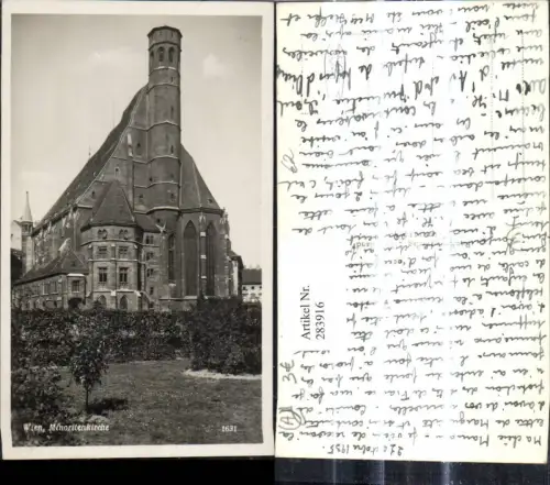 283916,Foto Ak Wien Minoritenkirche Kirche