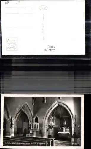 283921,Foto Ak Wallfahrtskirche Raach Kirche Innenansicht Altar
