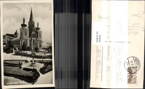 283926,Foto Ak Mariazell Basilika Kirche