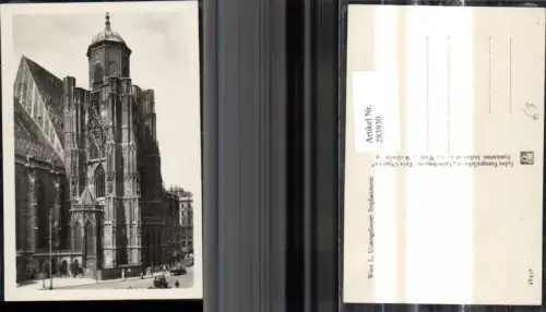 283930,Foto Ak Wien Stephansdom Dom Stephansturm