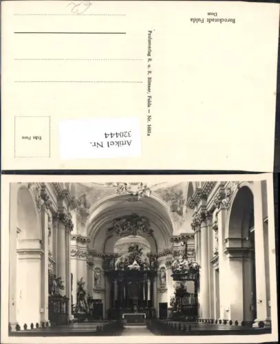 320444,Foto Ak Fulda Dom Innenansicht Kirche