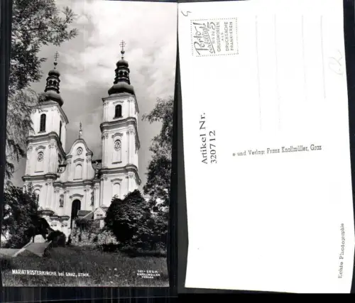 320712,Foto Ak Graz Mariatrostkirche Kirche