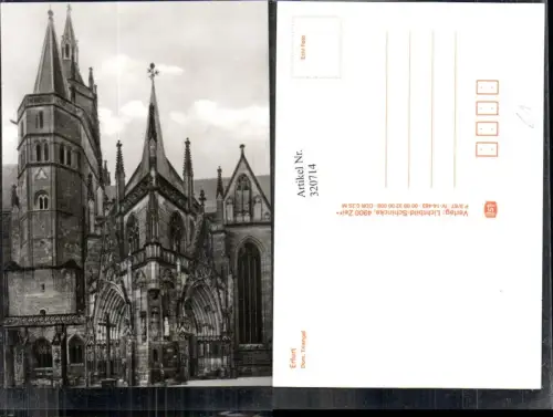 320714,Foto Ak Erfurt Dom Triangel