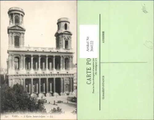 364122,Kirche Paris L Eglise Saint-Sulpice